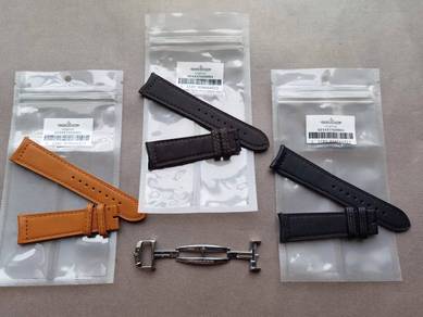 JAEGER LECOULTRE 21mm Genuine Leather Watch Strap