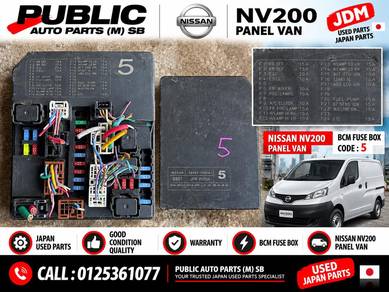 Nissan NV200 M20 BCM Fuse Box 5 2009–present Year