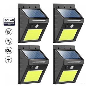4PCS x 48COB LED LiGHT SOLAR SENSOR WALL LAMP 🔥