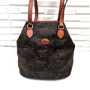 Authentic Vintage LONGCHAMP Bucket Bag Brown