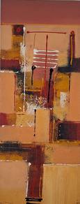 Geometric Abstract with Earthy Tones II