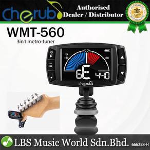 Cherub WMT-560 Clip On 3 in 1 Metro Tuner Guitar