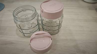 Preloved Thick Glass Jars for Food Storage