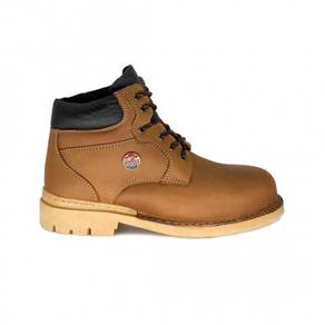 Safety Shoe Black Hammer Men Mid Tan Lace BH4101