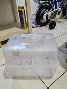 Transparent carrier box pets