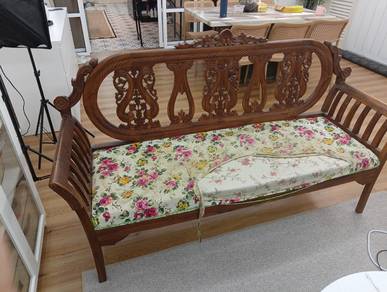 Kerusi 3 Seater Kayu Jati