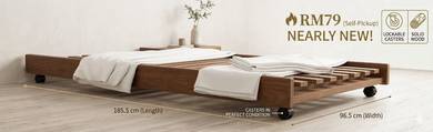 Katil Bujang Kayu | Wooden Single Bed | 实木单人床