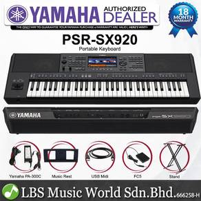 Yamaha PSR-SX920 61 Key Arranger Workstation