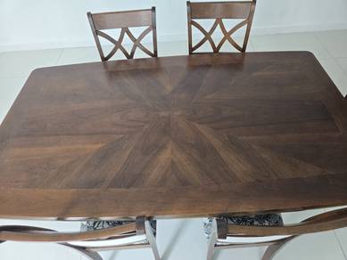 Dining Set Wood Table and Chairs