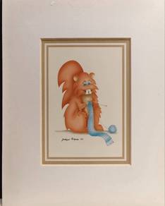 Vintage Squirrel Knitting I – Jocelyne Forgues'82