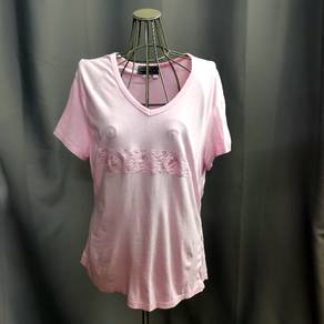 Salvatore Ferragamo Women's Pink V-Neck Top