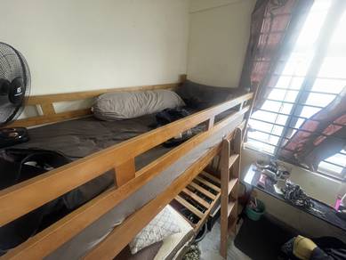 Katil Double Decker Kayu
