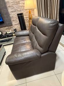 Pre-loved 3 plus 2 Seater Leather Sofa for Sale