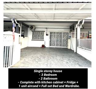 1-storey Terraced House For Sale in Kapar,SGR