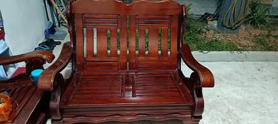 Sofa kayu 1Set 3,2,1