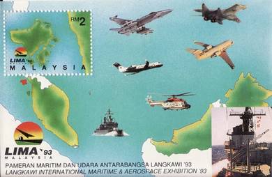 Miniature Sheet LIMA Malaysia 1993