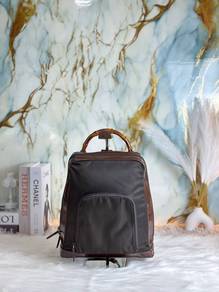 Gucci Bamboo Handle Backpack