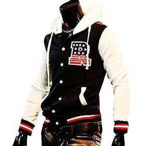 HOODiE R LOGO VARSiTY SWEATER BASEBALL JACKET 🔥
