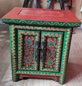 Vintage Wooden Feng Shui Cabinet