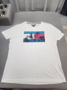 Baju Tshirt Tommy Hilfiger Organic Cotton PalmTree