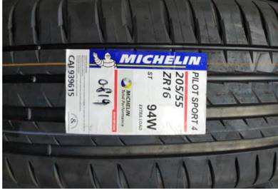 205 55 16 MICHELIN PS4 Tayar Tyre new 2026