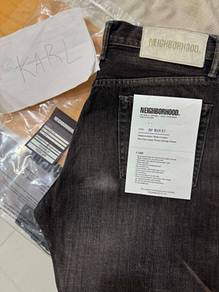 Neigbourhood Savage Denim DP Basic Pants (Black)