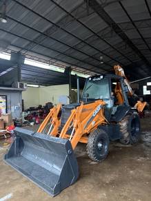 Backhoe Jcb case 580 super k3 tangki tepi