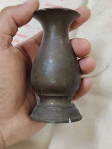 old brass vase