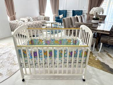 Baby Cot Full Set - Katil Bayi serba lengkap