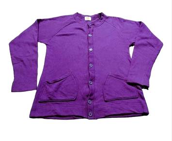 Purple button cardigan