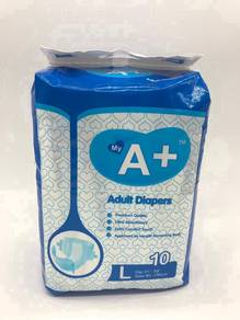 Adult diaper L (10 PCS) Harga borong Manjung