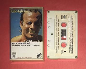 JULIO IGLESIAS - THE 24 GREATEST SONGS Cassette