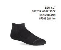 Red Wing Work 75% Cotton White Grey Low Sock 97261