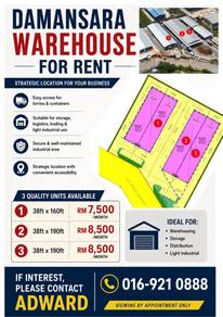 Warehouse / Factory For Rent in Kuantan,PHG