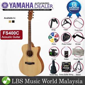 Yamaha FS400C Cutaway Acoustic Guitar /Gig Bag