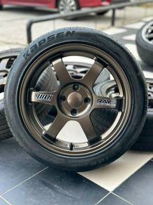 Te37 16 inch sportrim Wira myvi satria alza