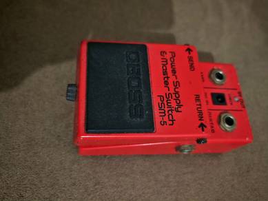 Boss Power Supply and master switch psm5