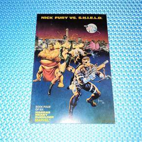 Vtg 88 Marvel Comics Nick Fury Vs. S.H.I.E.L.D. #4