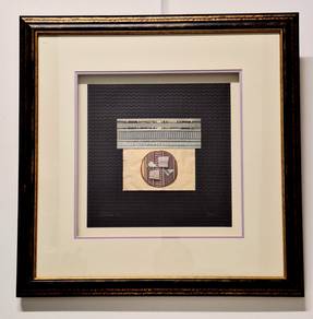 Framed Mixed Media - Fortune I (Black)