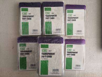 CBE Transparent Soft Id Card Holder 2581 (NEW)