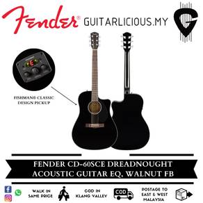 Fender CD-60SCE Dreadnought Acoustic Guitar
