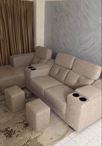 SOFA COMFY L SHAPE 3 seater