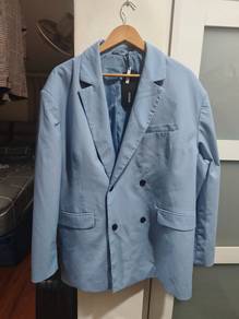 Weekday Dusty Blue Blazer for HIM