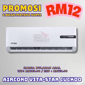 Aircond Cuckoo 1.5 hp Ansuran Mudah