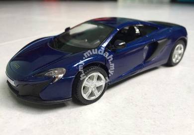 Mclaren 650s 1:36 diecast model car (blue)