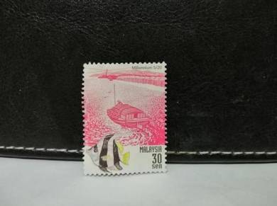 1999 Malaysia Stamp Boat Fish