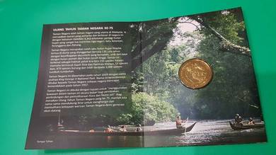 Malaysia 75th Taman Negara Coin Card 2014