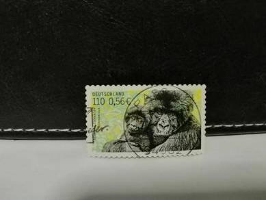 2001 Germany Stamp Gorilla Endangered Animal
