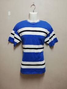 Vintage T-Shirt Stripes MUW COMPANY Japan Like New