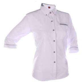 Baju Korporat Oren Sport Ladies F1 3500 White